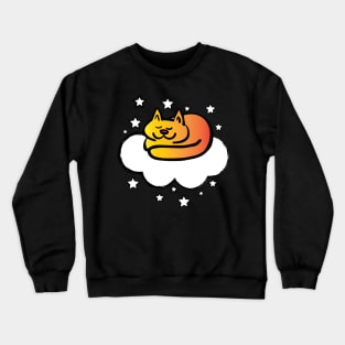 Sleepy Cloud Cat Crewneck Sweatshirt